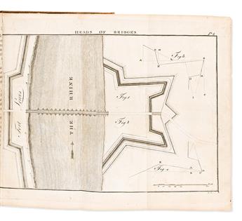 (AMERICAN REVOLUTION--1776.) Clairac and Nicola. L'Ingenieur de Campagne; or, Field Engineer.
